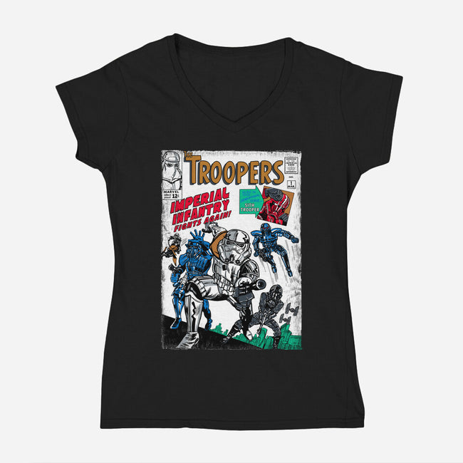 The Sith Lord-Womens-V-Neck-Tee-Arinesart