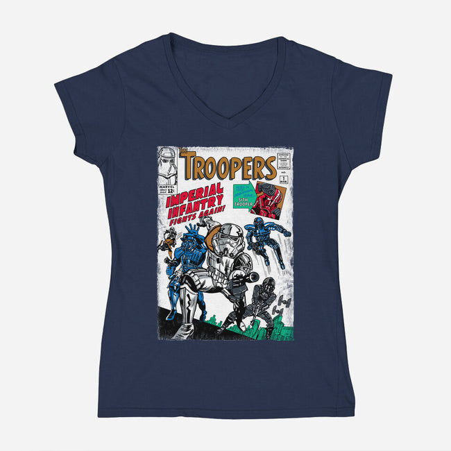 The Sith Lord-Womens-V-Neck-Tee-Arinesart