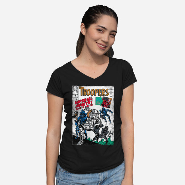 The Sith Lord-Womens-V-Neck-Tee-Arinesart