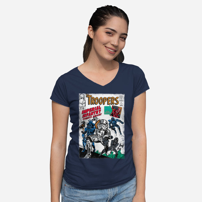 The Sith Lord-Womens-V-Neck-Tee-Arinesart