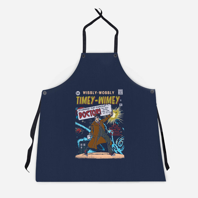 Wibbly-Wobbly Timey-Wimey-Unisex-Kitchen-Apron-Arinesart