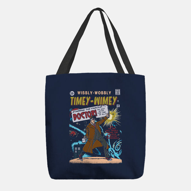 Wibbly-Wobbly Timey-Wimey-None-Basic Tote-Bag-Arinesart