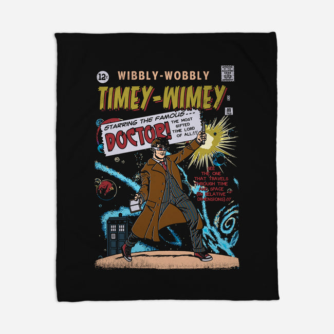 Wibbly-Wobbly Timey-Wimey-None-Fleece-Blanket-Arinesart