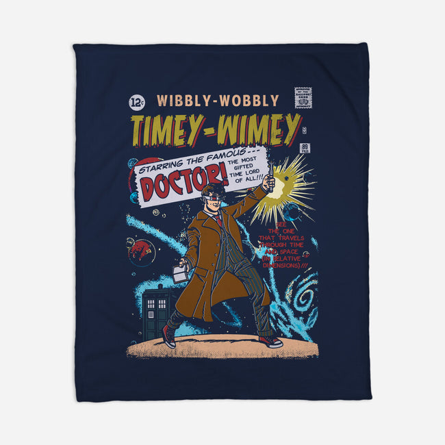 Wibbly-Wobbly Timey-Wimey-None-Fleece-Blanket-Arinesart