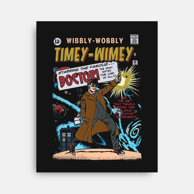 Wibbly-Wobbly Timey-Wimey-None-Stretched-Canvas-Arinesart