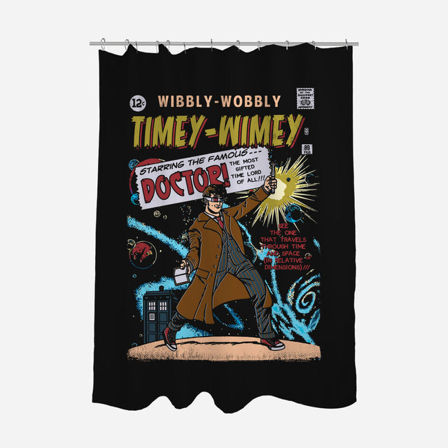 Wibbly-Wobbly Timey-Wimey-None-Polyester-Shower Curtain-Arinesart
