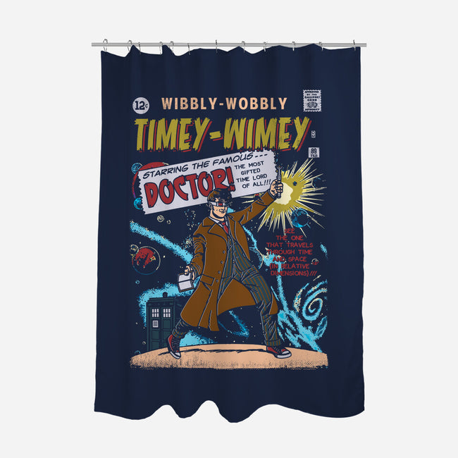 Wibbly-Wobbly Timey-Wimey-None-Polyester-Shower Curtain-Arinesart