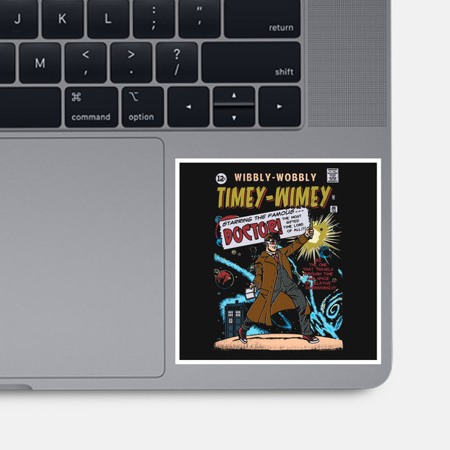 Wibbly-Wobbly Timey-Wimey-None-Glossy-Sticker-Arinesart