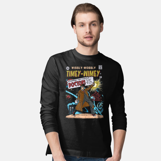 Wibbly-Wobbly Timey-Wimey-Mens-Long Sleeved-Tee-Arinesart
