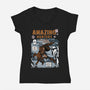 Amazing Hunters-Womens-V-Neck-Tee-Arinesart