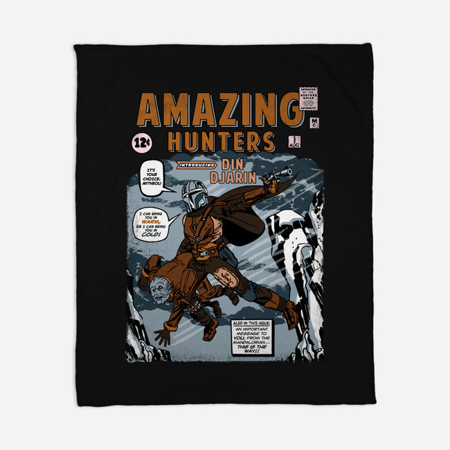 Amazing Hunters-None-Fleece-Blanket-Arinesart