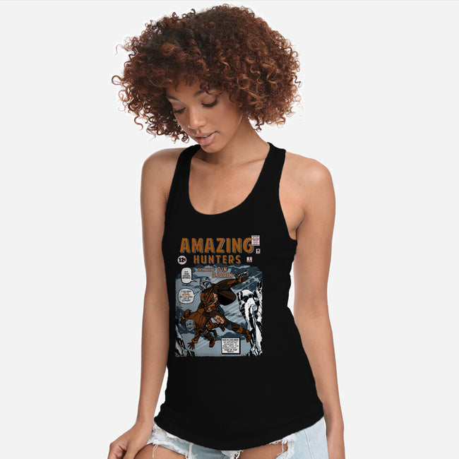 Amazing Hunters-Womens-Racerback-Tank-Arinesart