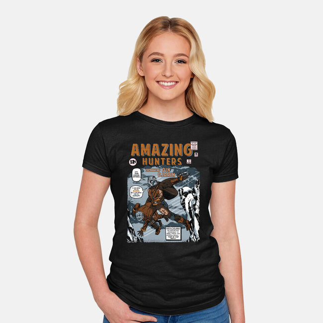 Amazing Hunters-Womens-Fitted-Tee-Arinesart
