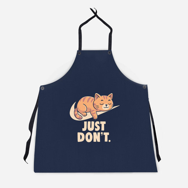 Just Don't-Unisex-Kitchen-Apron-koalastudio