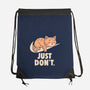 Just Don't-None-Drawstring-Bag-koalastudio