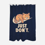 Just Don't-None-Polyester-Shower Curtain-koalastudio