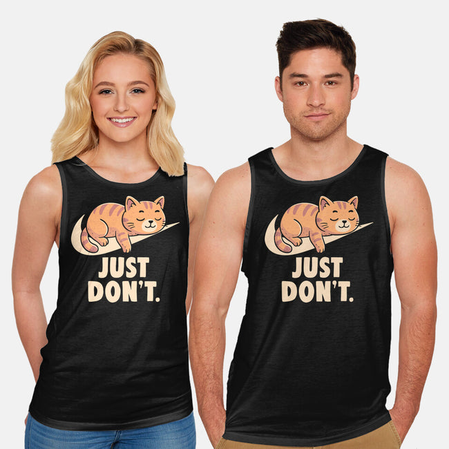 Just Don't-Unisex-Basic-Tank-koalastudio