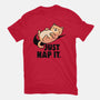 Just Nap It-Womens-Fitted-Tee-koalastudio