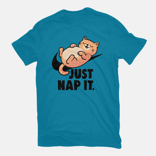 Just Nap It-Womens-Fitted-Tee-koalastudio