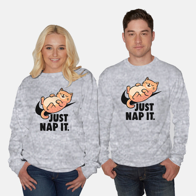 Just Nap It-Unisex-Crew Neck-Sweatshirt-koalastudio