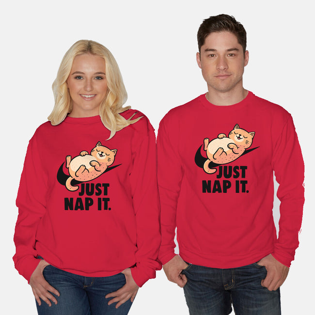 Just Nap It-Unisex-Crew Neck-Sweatshirt-koalastudio