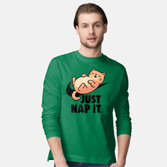 Just Nap It-Mens-Long Sleeved-Tee-koalastudio