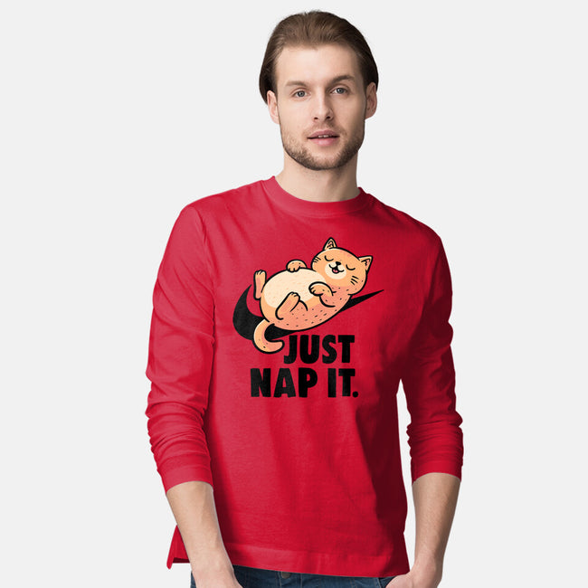 Just Nap It-Mens-Long Sleeved-Tee-koalastudio