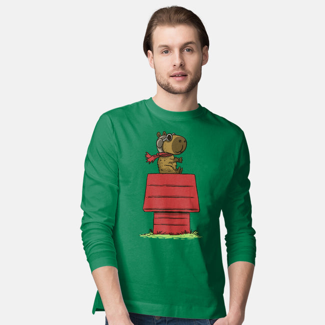 Snoopybara-Mens-Long Sleeved-Tee-zascanauta
