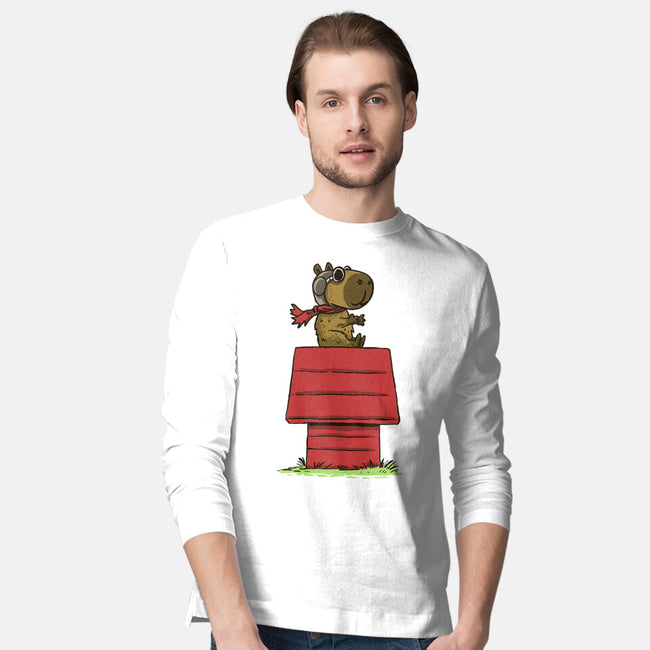 Snoopybara-Mens-Long Sleeved-Tee-zascanauta