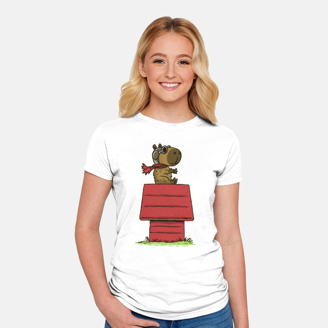 Snoopybara-Womens-Fitted-Tee-zascanauta