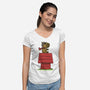 Snoopybara-Womens-V-Neck-Tee-zascanauta