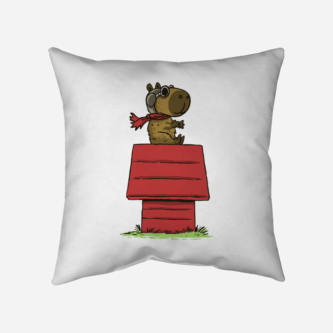 Snoopybara-None-Removable Cover w Insert-Throw Pillow-zascanauta