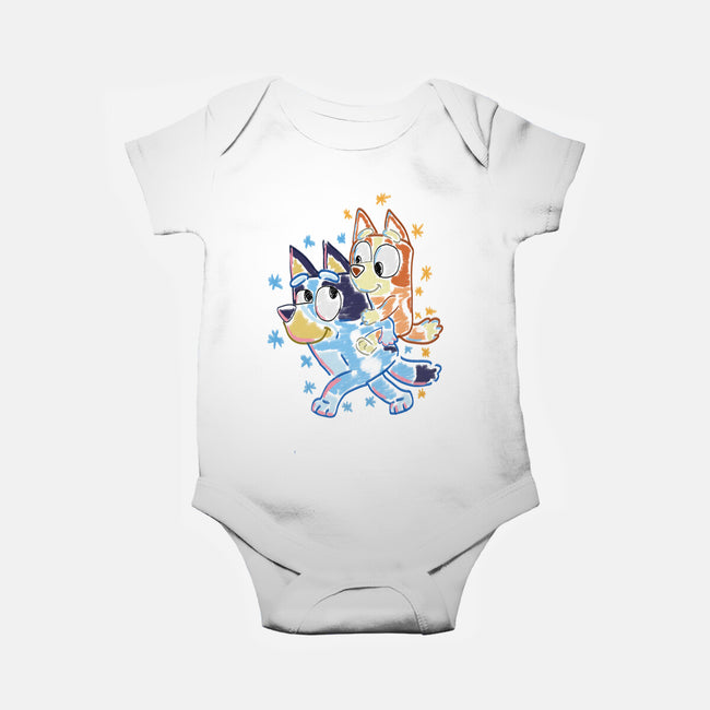 Sister Chalk Draw-Baby-Basic-Onesie-nickzzarto