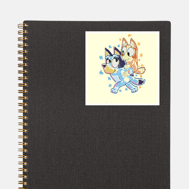 Sister Chalk Draw-None-Glossy-Sticker-nickzzarto