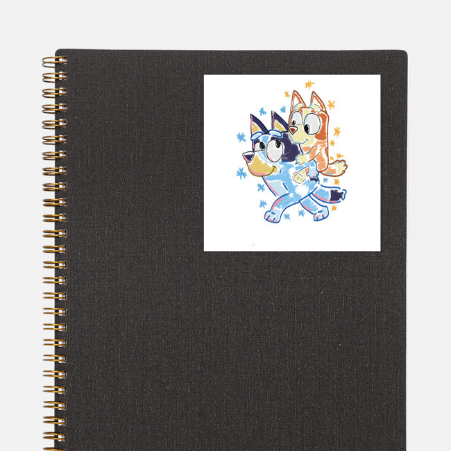 Sister Chalk Draw-None-Glossy-Sticker-nickzzarto