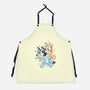 Sister Chalk Draw-Unisex-Kitchen-Apron-nickzzarto