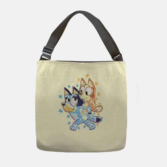 Sister Chalk Draw-None-Adjustable Tote-Bag-nickzzarto