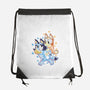 Sister Chalk Draw-None-Drawstring-Bag-nickzzarto