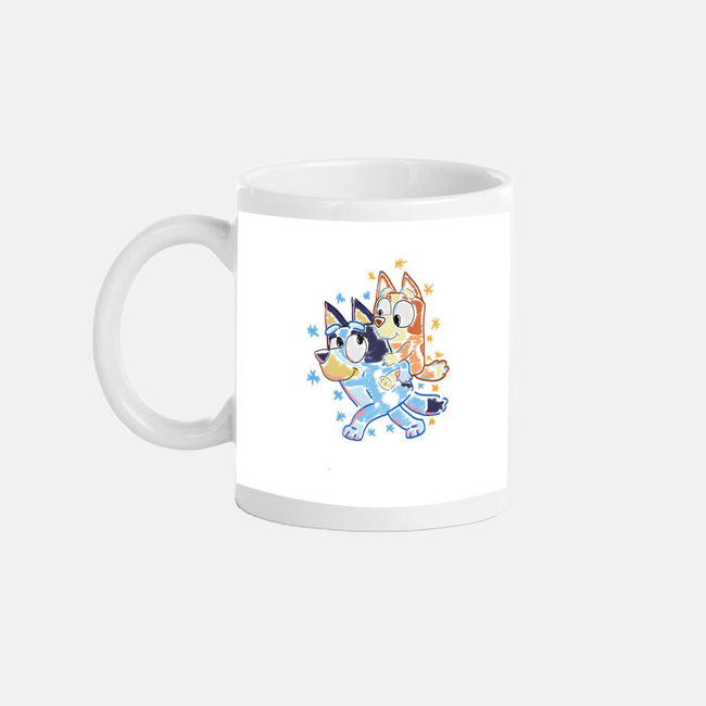 Sister Chalk Draw-None-Mug-Drinkware-nickzzarto