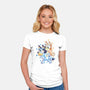 Sister Chalk Draw-Womens-Fitted-Tee-nickzzarto
