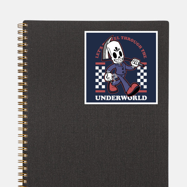 Game Mascot Travel Reaper-None-Glossy-Sticker-Studio Mootant
