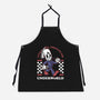 Game Mascot Travel Reaper-Unisex-Kitchen-Apron-Studio Mootant