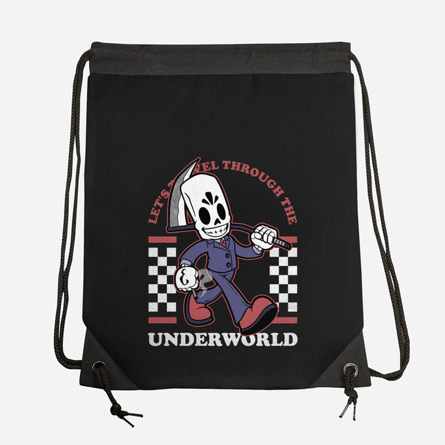 Game Mascot Travel Reaper-None-Drawstring-Bag-Studio Mootant