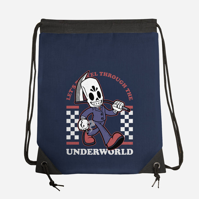 Game Mascot Travel Reaper-None-Drawstring-Bag-Studio Mootant