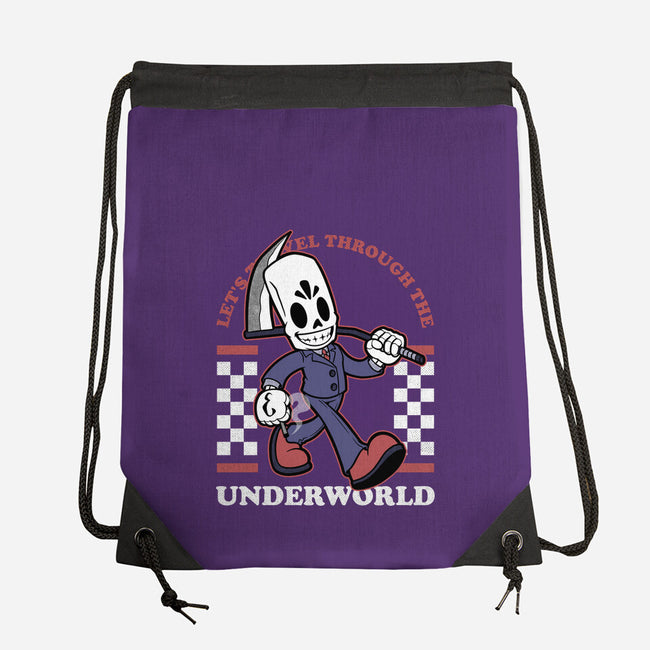Game Mascot Travel Reaper-None-Drawstring-Bag-Studio Mootant
