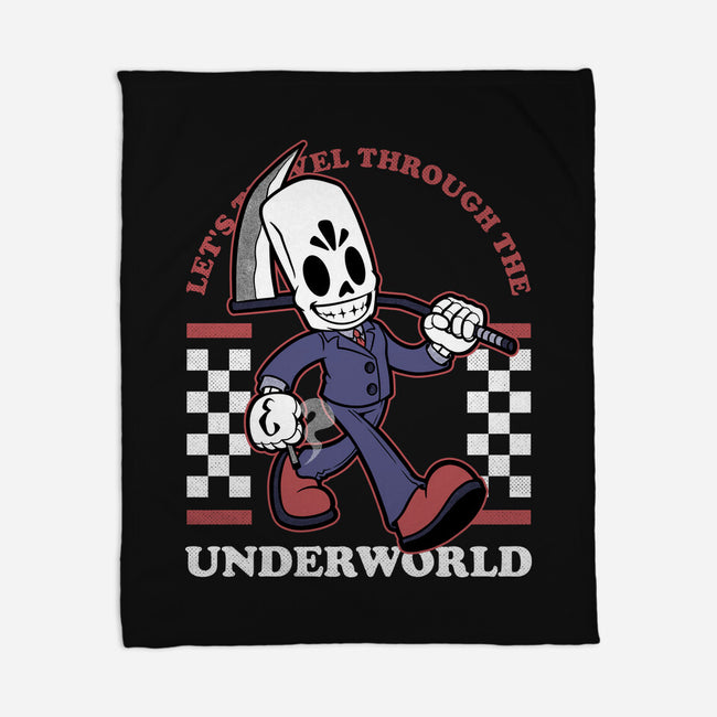 Game Mascot Travel Reaper-None-Fleece-Blanket-Studio Mootant