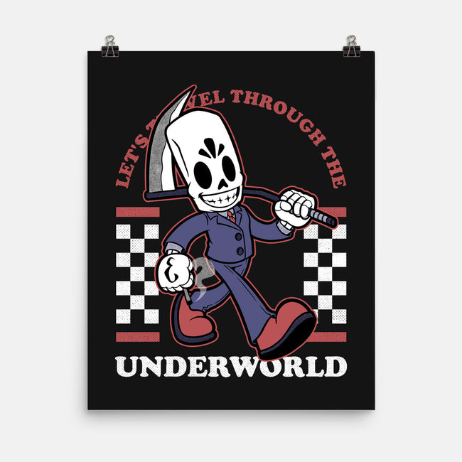 Game Mascot Travel Reaper-None-Matte-Poster-Studio Mootant