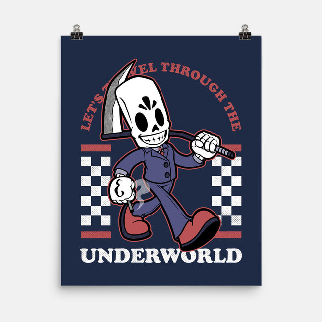 Game Mascot Travel Reaper-None-Matte-Poster-Studio Mootant