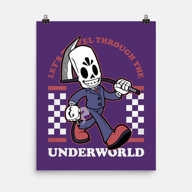 Game Mascot Travel Reaper-None-Matte-Poster-Studio Mootant