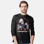 Game Mascot Travel Reaper-Mens-Long Sleeved-Tee-Studio Mootant